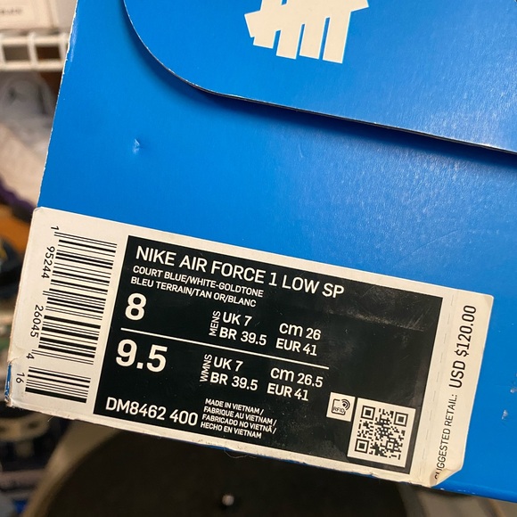 Air Force 1 X undefeated collab - Picture 4 of 4